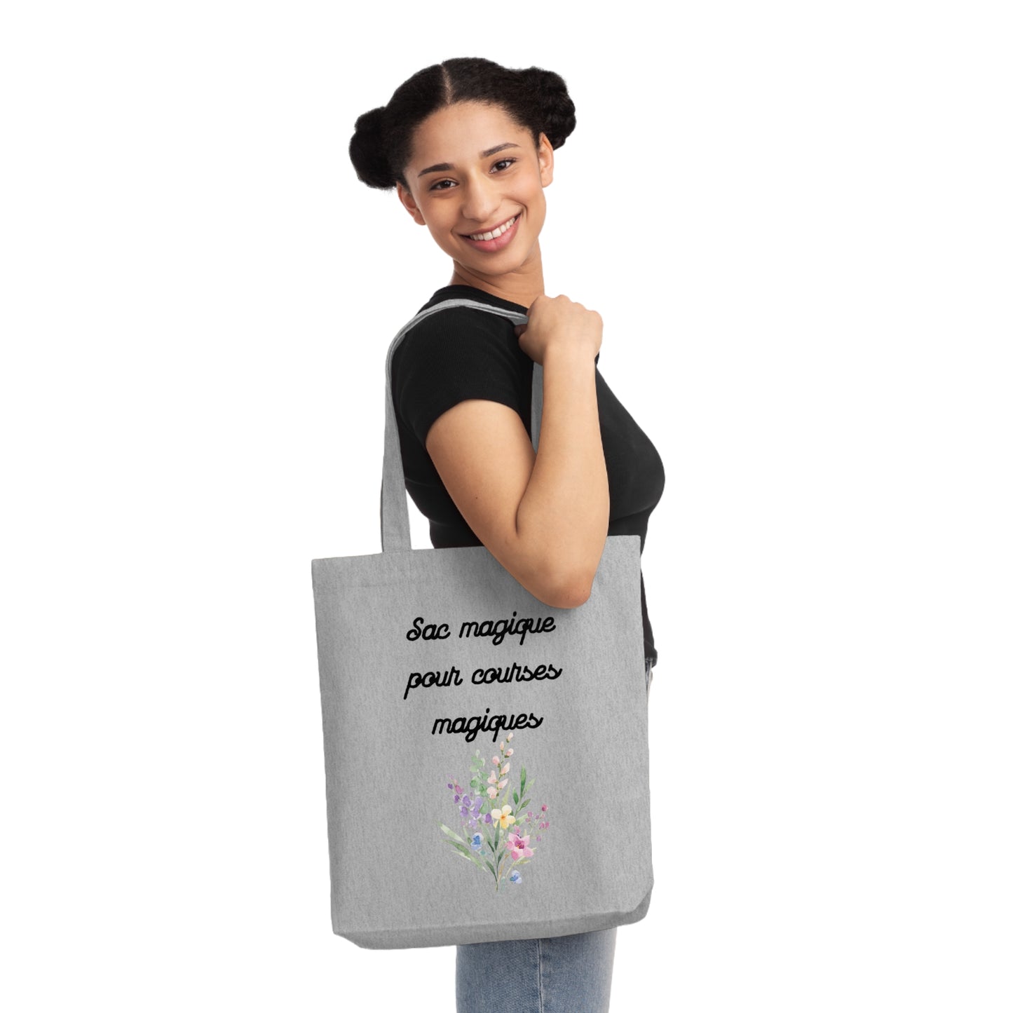 Sac Fourre-Tout Magique pour Courses Magiques - Sac Fourre-Tout Ecologique, Sac de Courses stylé, Sac avec message positif