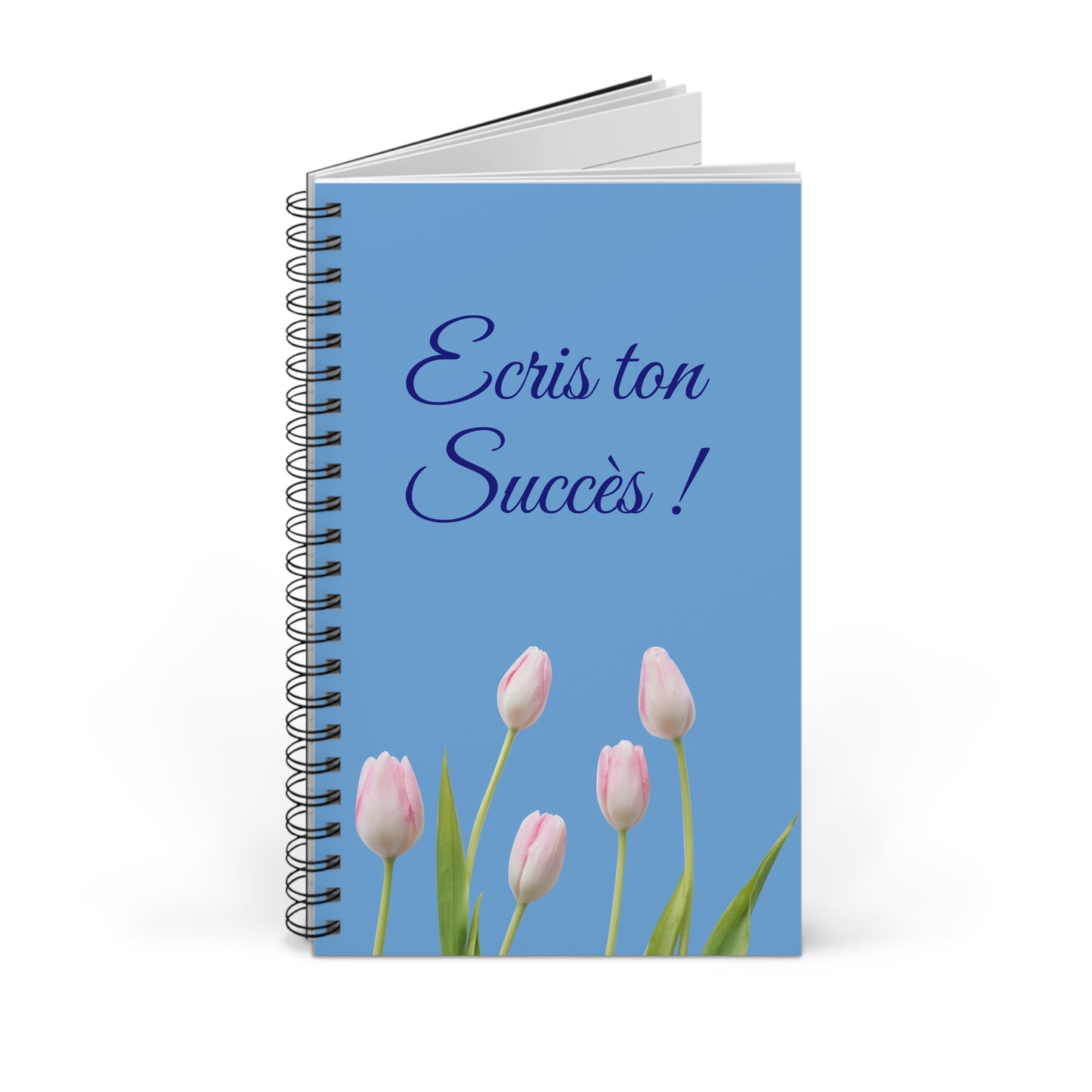Agenda Motivant Écris ton Succès, Agenda Floral Inspirant, Carnet de Notes Inspirant, Agenda floral, Spiral Journal motivant
