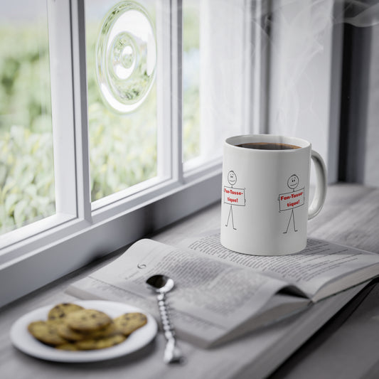 Mug Amusant 'Fan-Tastique', Cadeau Humoristique et Tendance, Tasse à Café Joyeuse, Mug Joyeux "Fan-Tasse-tique", Standard Mug