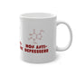 Mug Drôle et Motivant 'Mon Anti-Dépresseur' - Cadeau Original pour Amateurs de Café - Mug Bonne Humeur - Standard Mug 11Oz