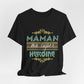 T-Shirt Maman Ma Super Héroïne, T-shirt Hommage pour Super-maman, T-shirt Hommage à la Merveilleuse Maman - Cadeau Fête des Mères