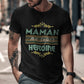 T-Shirt Maman Ma Super Héroïne, T-shirt Hommage pour Super-maman, T-shirt Hommage à la Merveilleuse Maman - Cadeau Fête des Mères