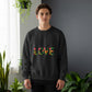 Sweat-Shirt Tendance 'LOVE' avec Imprimé Tropical, Cadeau Unique, Amateurs de Mode Décontractée, Modèle Simple et Tendance
