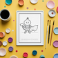 Cahier de Coloriage "Légumes Super-Héros" - Livre de Coloriage Éducatif - Apprentissage Amusant pour Enfants de 4 à 6 Ans